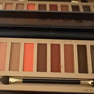 Naked Cosmetics Eyeshadow Palette - Coral, Brown, and Red Shades
